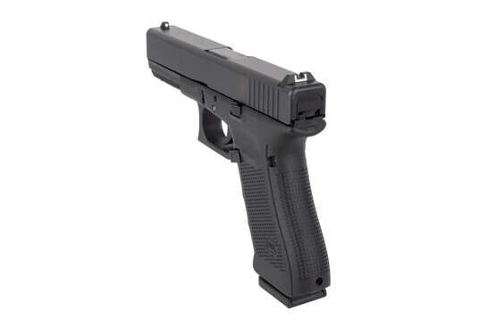 Glock 31 pistol features plastic sights
